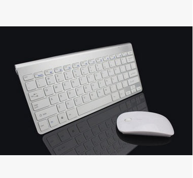 2.4G Wireless Keyboard and Mouse Combo – Portable Mini Keyboard & Mouse Set for Laptop, PC, Mac, Smart TV, and PS4