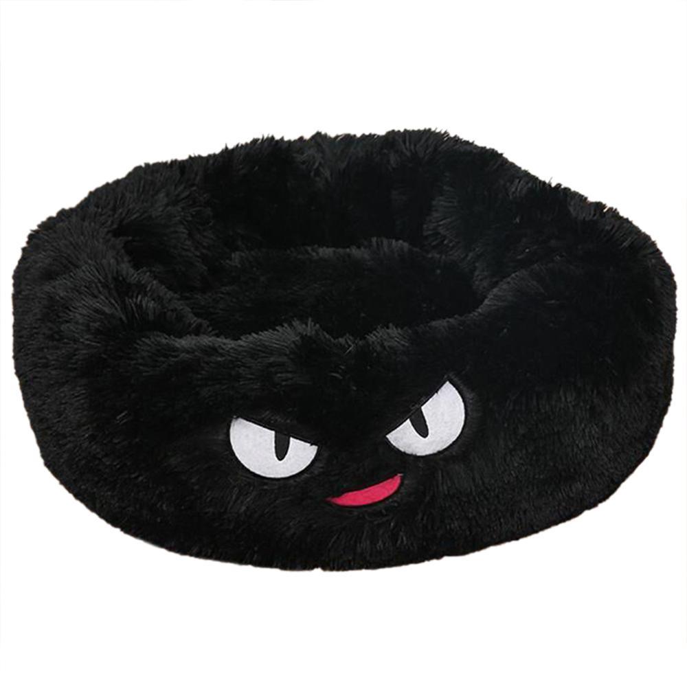 Round Plush Pet Bed for Small Dogs & Cats – Cozy Nest Mat for Puppies and Kittens