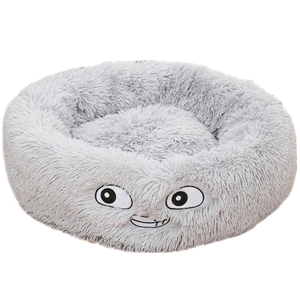 Round Plush Pet Bed for Small Dogs & Cats – Cozy Nest Mat for Puppies and Kittens
