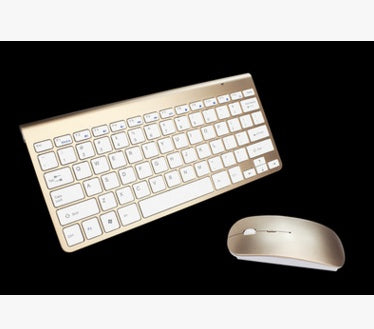 2.4G Wireless Keyboard and Mouse Combo – Portable Mini Keyboard & Mouse Set for Laptop, PC, Mac, Smart TV, and PS4