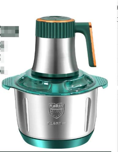Stainless Steel Food Processor – Powerful Electric Kitchen Blender & Chopper
