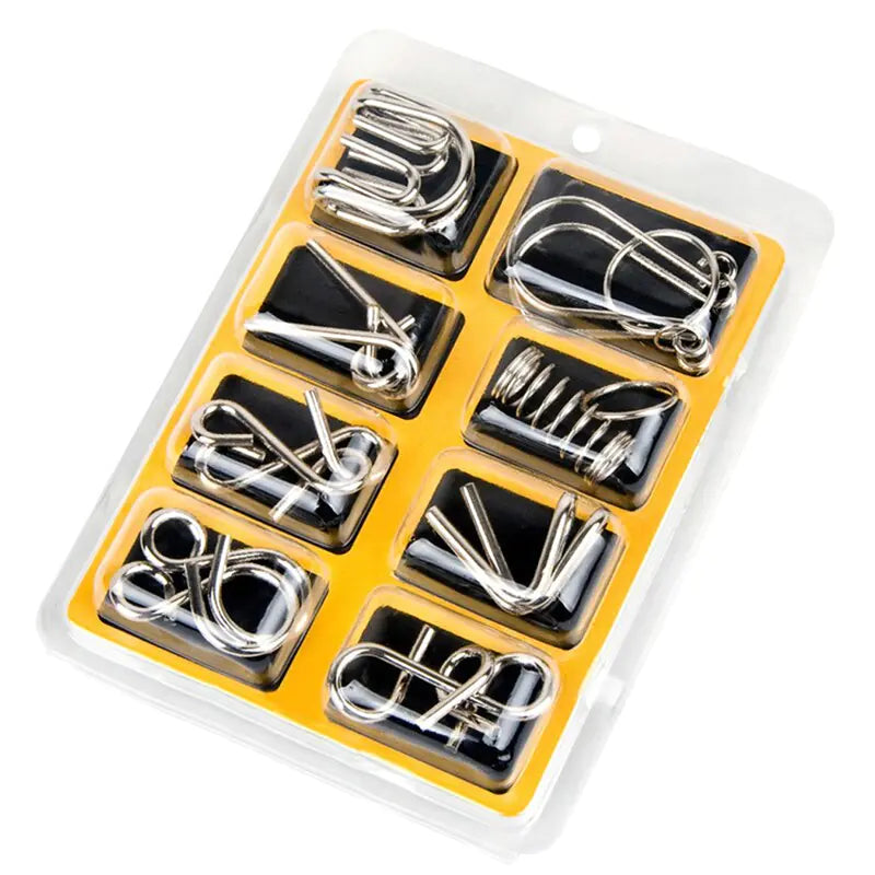 Smart Nine Rings Puzzle – Casse-Tête Métal Intelligente et Addictive